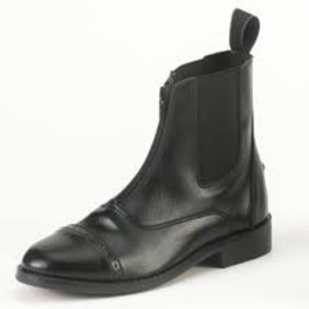 All Weather Zip Paddock Ladies Boots, Black